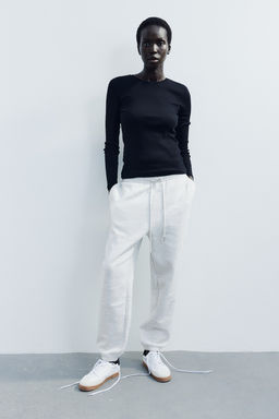 Pantalon de chandal en mezcla de algodon - H&m фото 2