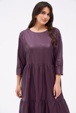 Платье KaVari 1093.1 баклажан  фото 4