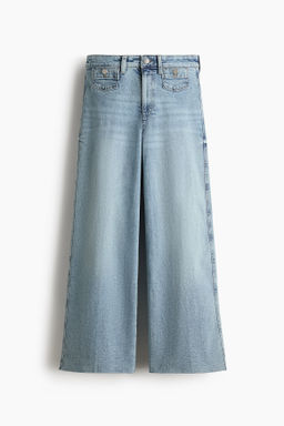 Wide High Waist Ankle Jeans - H&m фото 4