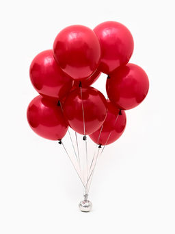 Воздушные шары латексные 12" "Бургундия" набор 100 штук