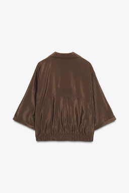 SHORT SLEEVE SAFARI SHIRT - Zara фото 6