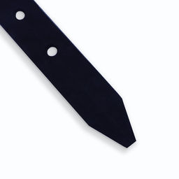 Ошейник кожаный однослойный, 45 х 2 см, ОШ 25-35 см, синий - Пижон фото 6