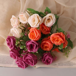 Цена за 2 шт. Букет искусственный Роза Элегия, 527 см, МИКС - Poetry in flowers фото 3