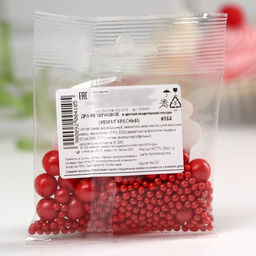 Посыпка кондитерская мягкая: красная, 25 г. - Simaland фото 3