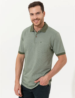 Haki Regular Fit Polo Yaka Ti__rt