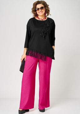 Блуза EVA GRANT 7148-1 черный