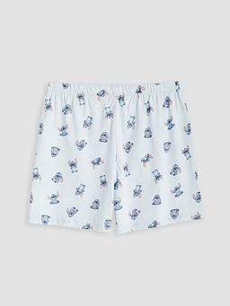 Stitch Bask?l? Kad?n ?ort Pijama Alt? - Waikiki фото 2