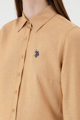 Kad_n Camel Uzun Kollu Basic G_mlek Sepette S_rpriz _ndirim - U.s. polo assn фото 7