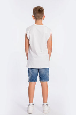 Майка М223055Па Белый - Елена фото 3