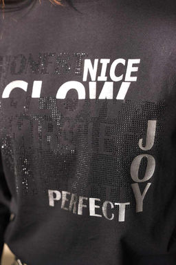 Блузка с рисунком, черная - Heine фото 6