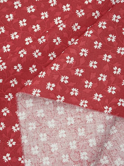 Перкаль Зорица цв.красный, ГОСТ, ш.1.5м, хлопок-100%, 125гр/м.кв - Купава фото 7