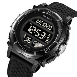 Часы наручные Skmei мужские электронные спортивные 2099black-black