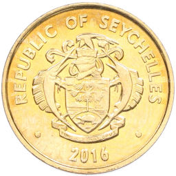 Монета 5 центов 2016 года Сейшелы