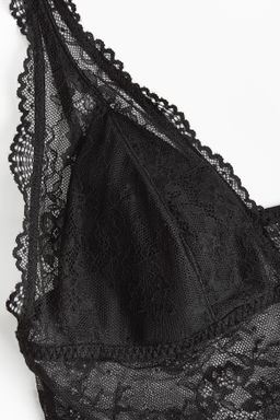 Body tanga de encaje con copas acolchadas - H&m фото 6