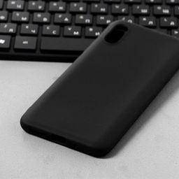 Чехол Innovation, для Xiaomi Redmi 9A, силиконовый, матовый, черный