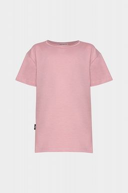 Футболка BASIC LINE из мягкого трикотажа пенье пудровая - Miza фото 4
