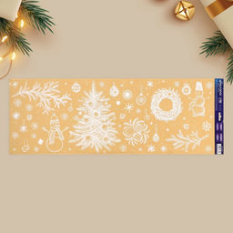 Наклейки на окна многоразовые «Новогодняя сказка», 70×25 см