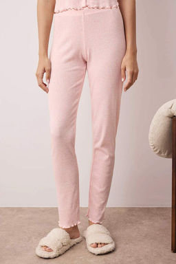 Mint Yaka ve Baby Overlok Detayl? Kiraz Aksesuarl? Fitilli Orme Pijama Tak?m? THMAW26PT00068 - Trendyolmilla фото 3