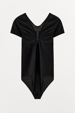 HOSIERY BODYSUIT WITH METAL PIECE - Zara фото 6