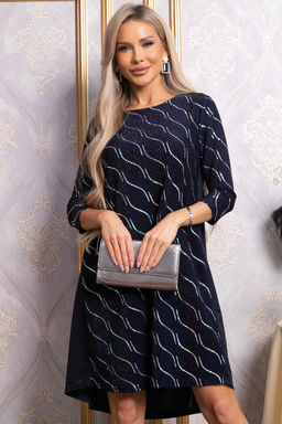 Платье Леди Элегант (синее) П14826-10М