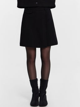 Шорты юбка женские черные черный 132369 - Mark formelle фото 3