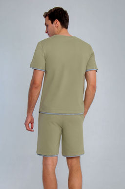 Арт. 63609 Комплект с шортами мужской 48-56 (5 шт) Цвет:полынь - Идеал фото 3