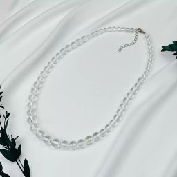 Бусы на увеличение из Горного Хрусталя огранка - Радуга самоцветов фото 3