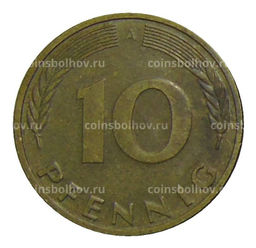 Монета 10 пфеннигов 1993 года A Германия
