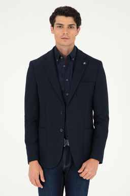 Мужская темно-синяя куртка