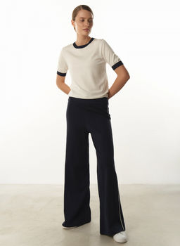 Conso/KJS 230737 - milk/dark blue Футболка Женская фото 3