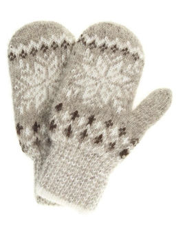 Варежки детские "Снежинка" 3 цвета 0804-30