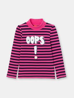 CRB wear/CSKG 63034-46-304 Водолазка для девочки, циклама/Ex.Cherubino