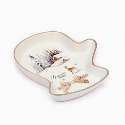 Блюдо новогоднее Теплой зимы, 20?17.5?3 см, ручная работа - Дорого внимание фото 6