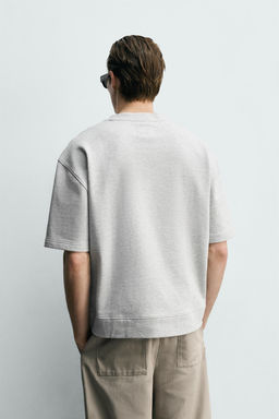 SUDADERA CREWNECK BOXY FIT / Gris vigor? - Zara фото 3