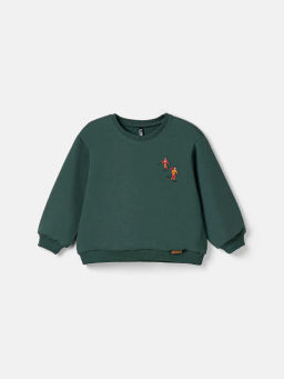 Свитшот облегченный Горчица с принтом 7+ - Bungly фото 13