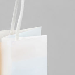 Цена за 20 шт. Пакет под бутылку Счастье внутри, белый крафт, 13 х 36 х 10 см - Доступные радости фото 4