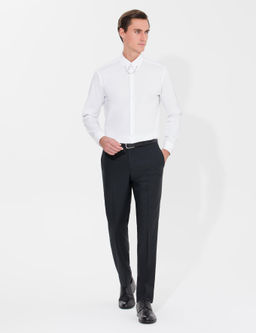 Beyaz Slim Fit Smokin G_mlek