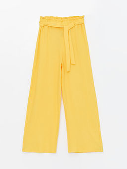 Beli Lastikli Wideleg K?z ?ocuk Pantolon
