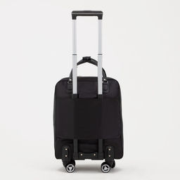 Сумка дорожная 20 на колёсах, отдел на молнии, наружный карман, цвет чёрный - Simaland фото 2