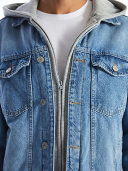 Standart Kal?p Erkek Jean Ceket