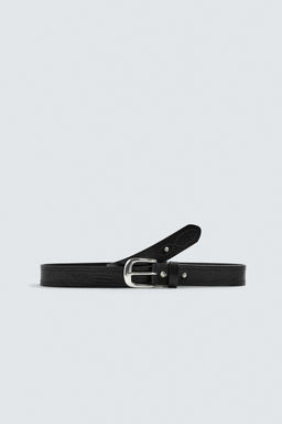 STUDDED LEATHER BELT