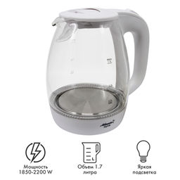 Чайник электрический стеклянный 1,7л арт.ATH-2465 - Полимербыт фото 3