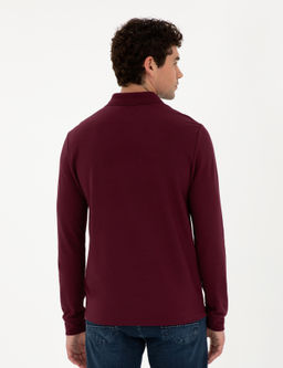 Bordo Slim Fit Basic Sweatshirt - Pierre cardin фото 5