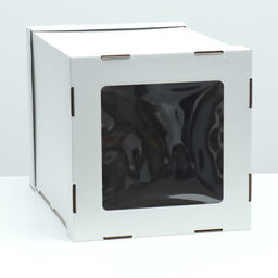 Цена за 5 шт. Коробка под торт, 30 х 30 х 45 см