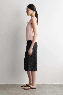 TOP SIN MANGAS CON CUELLO FRUNCIDO - H&m фото 9