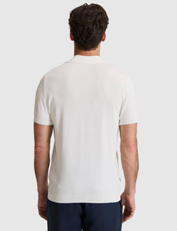 Ekru Slim Fit D__meli Polo Yaka Triko Ti__rt