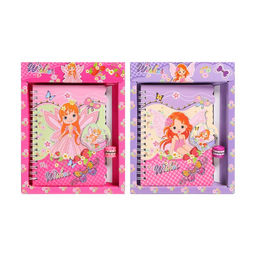 Записная книжка в подарочной коробке, на замочке, А6, 50 листов, линия, Феечка, МИКС - Calligrata фото 6