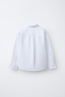 CAMISA BOLSILLO OXFORD / Blanco - Zara фото 2