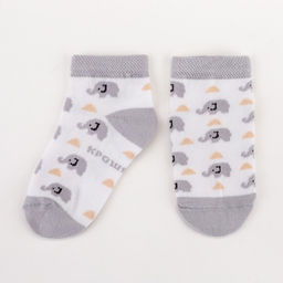 Носки детские Крошка Я «Слон», набор 2 пары, 10-12 см