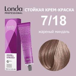 Стойкая краска 7/18 жареный миндаль Нюдовая коллекция, 60 мл LondaColor - Londa professional фото 4